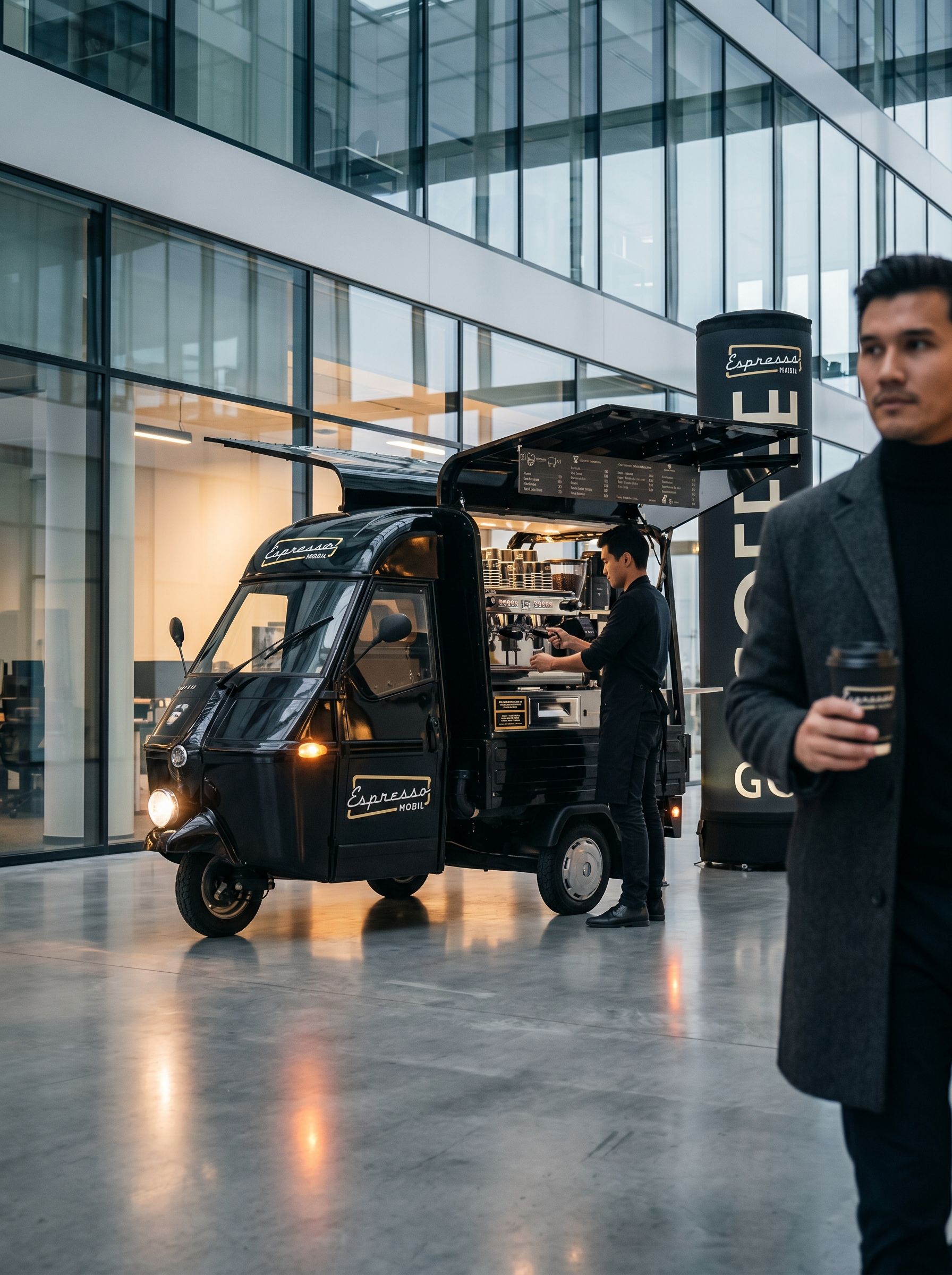 Editorial Vertical-Frame Use-Case mit Espressomobil